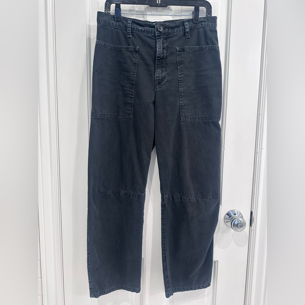 Velvet by Graham & Spencer Brylie Barrel Leg Pants Vintage Black Size 6